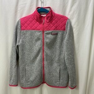 Vineyard Vines Girl’s Pink and Gray Jacket